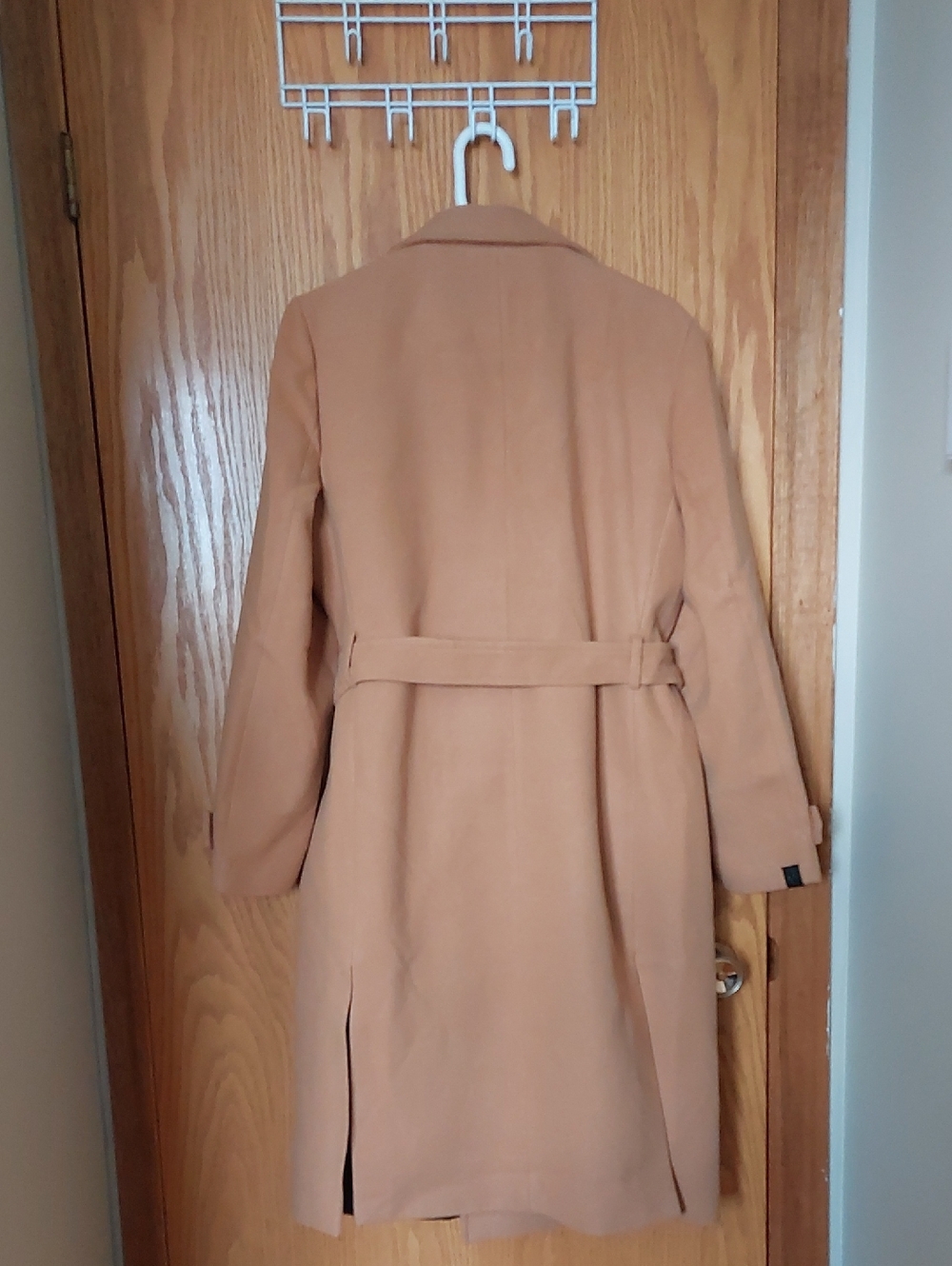 Matt & Nat Eve Camel Belted Long Coat - Picture 3 of 5